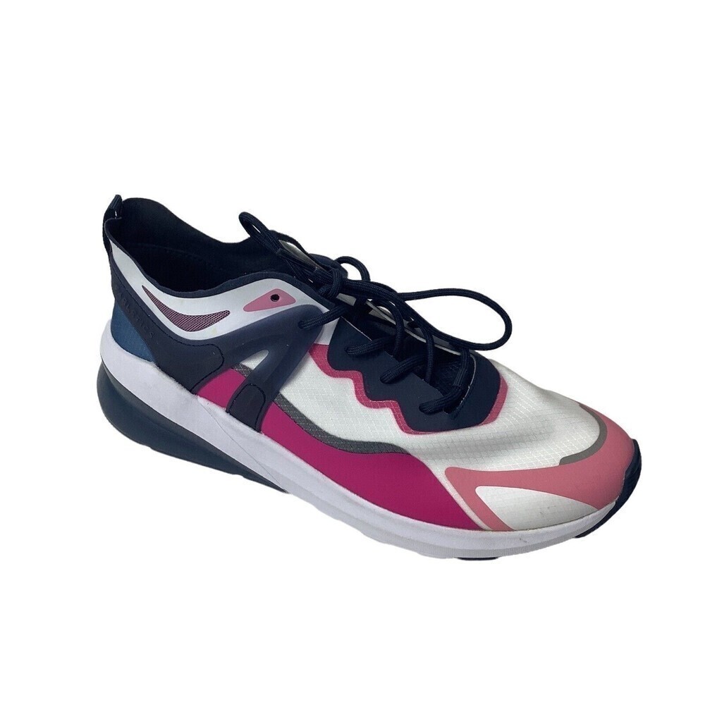 FABLETICS Womans Cheviot Performance Sneaker Pink Blue Sz 10.5 NWOT